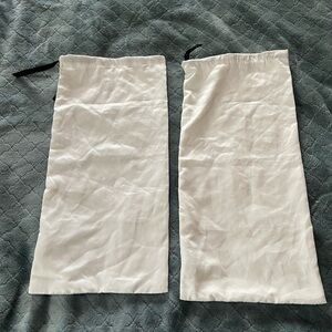White Gucci‎ Drawstring Dust Bags